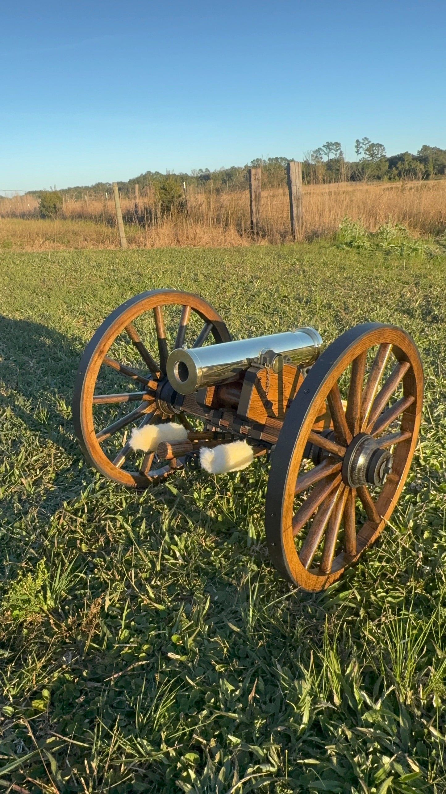 1/2 Scale Brass Mountain Howitzer with Field Carriage