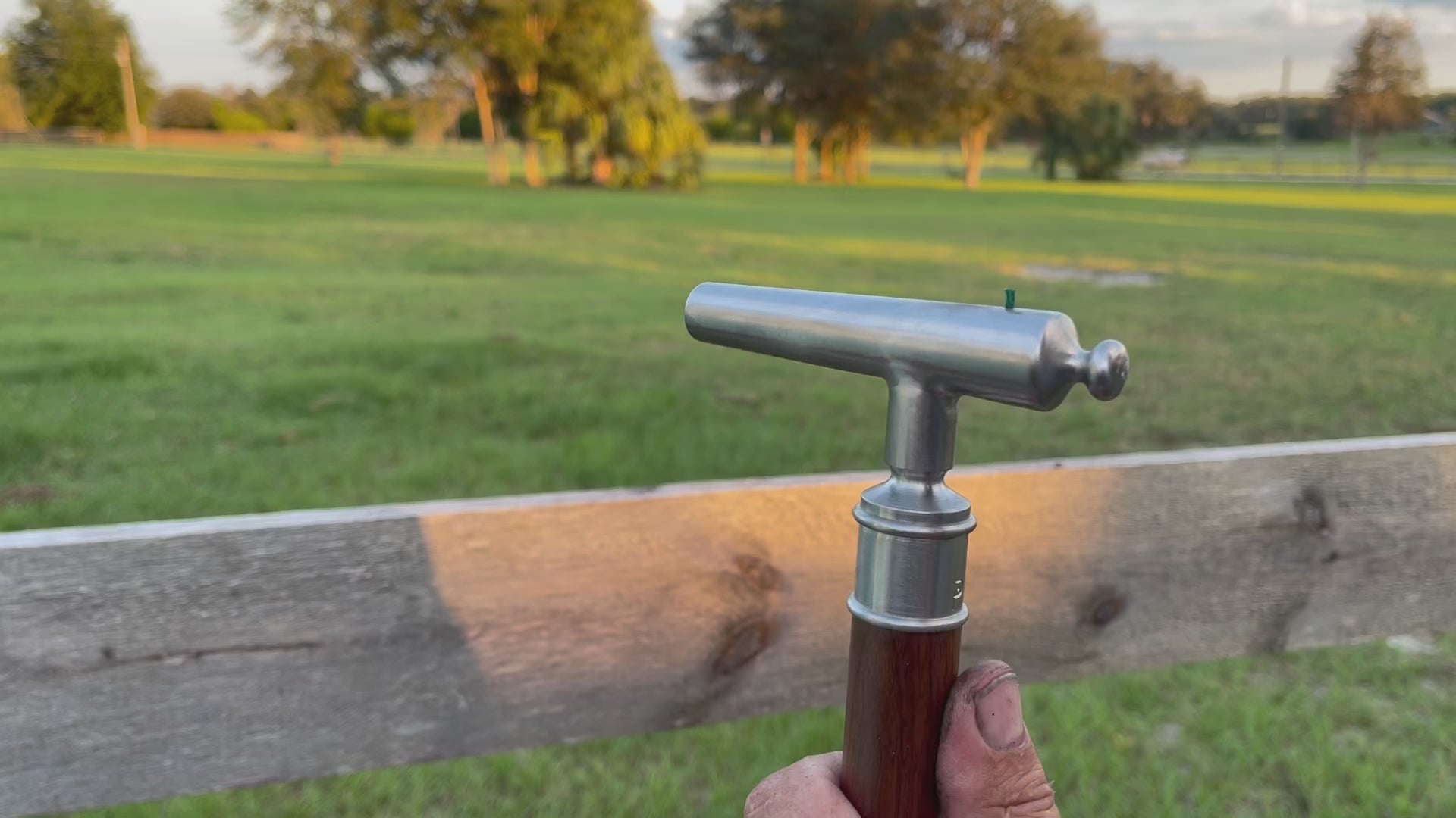Cheroot / Cannon Cane / Black Walnut Shaft – Petersen Arms Cannons