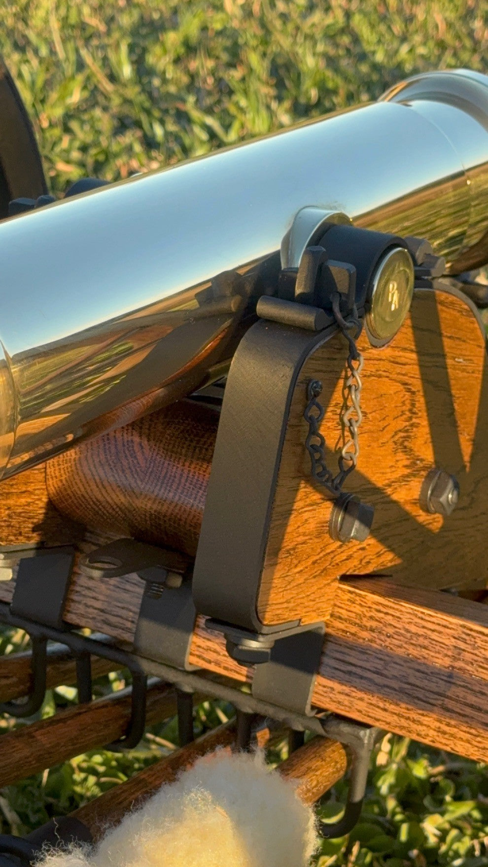 1/2 Scale Brass Mountain Howitzer with Field Carriage