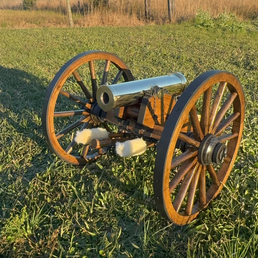 1/2 Scale Brass Mountain Howitzer with Field Carriage