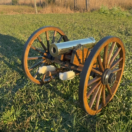 1/2 Scale Brass Mountain Howitzer with Field Carriage