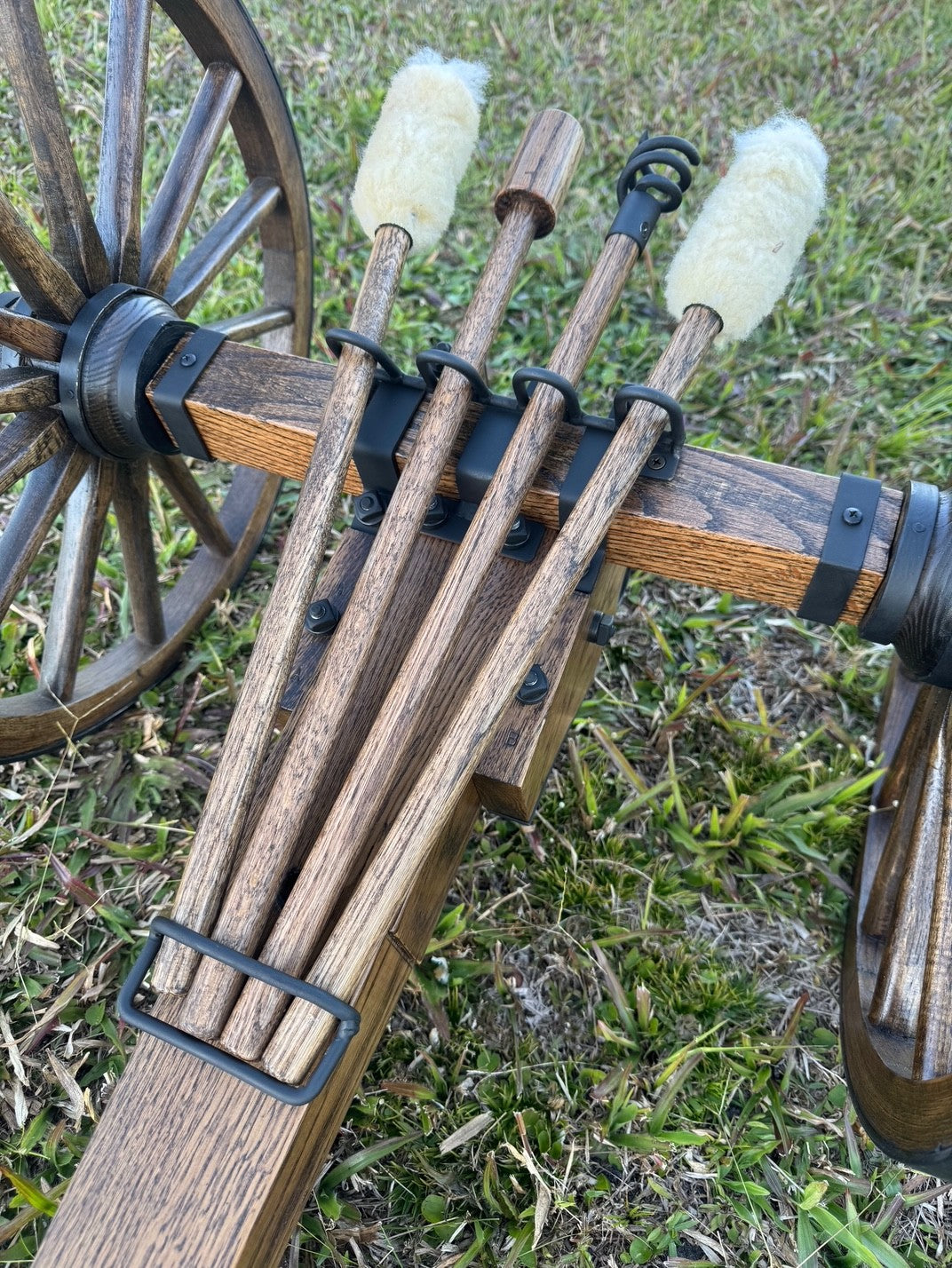 1/2 Scale Brass Mountain Howitzer with Field Carriage