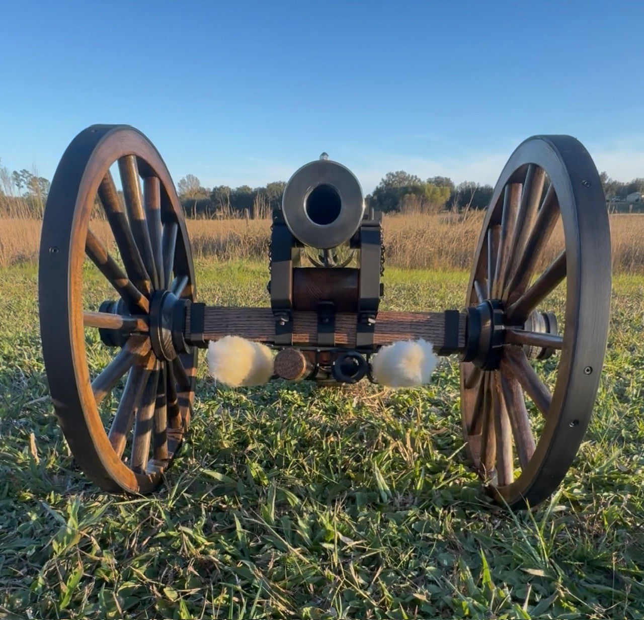 1/2 Scale Brass Mountain Howitzer with Field Carriage