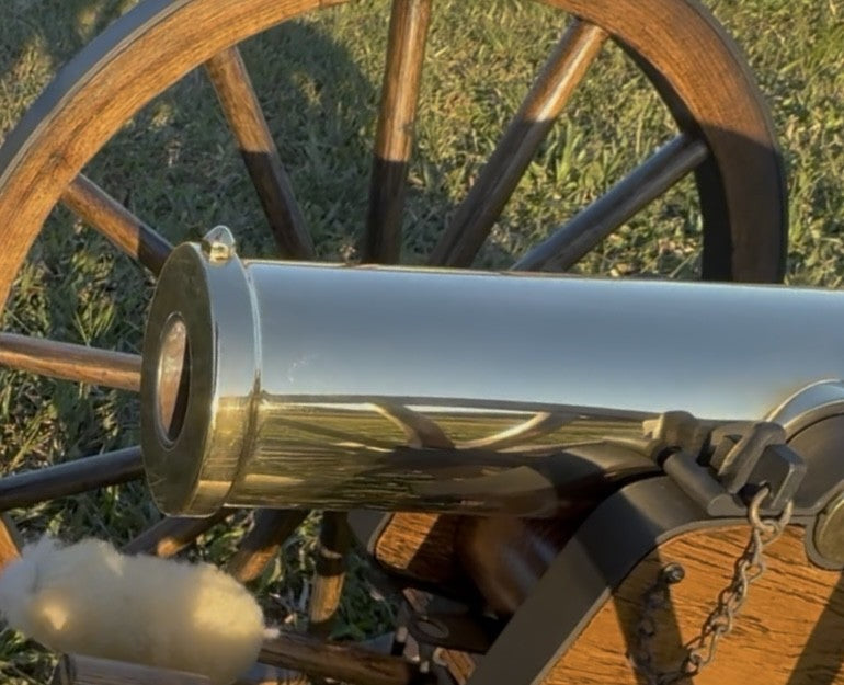 1/2 Scale Brass Mountain Howitzer with Field Carriage